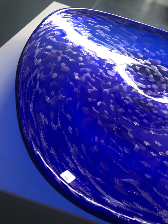 Image 1 of Zweeds Design Mats Jonasson Schaal Blauw Zilver 