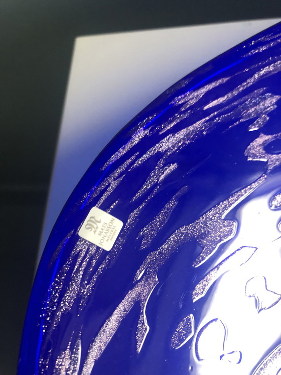 Image 1 of Zweeds Design Mats Jonasson Schaal Blauw Zilver 