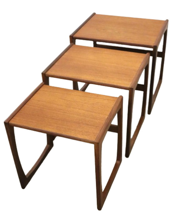 Image 1 of G Plan nesting tables bijzettafels 'Wheelton' vintage