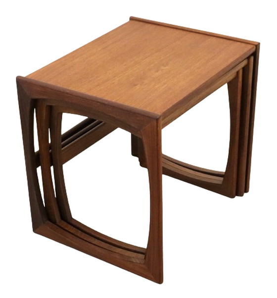 Image 1 of G Plan nesting tables bijzettafels 'Wheelton' vintage