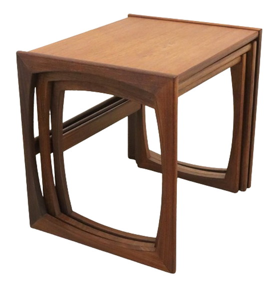 Image 1 of G Plan nesting tables bijzettafels 'Wheelton' vintage