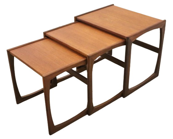 Image 1 of G Plan nesting tables bijzettafels 'Wheelton' vintage