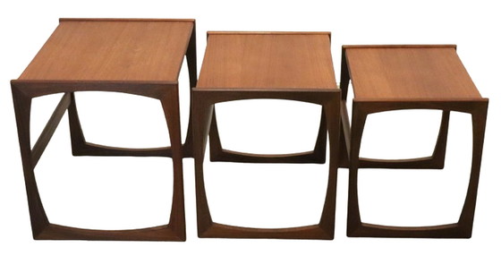 Image 1 of G Plan nesting tables bijzettafels 'Wheelton' vintage