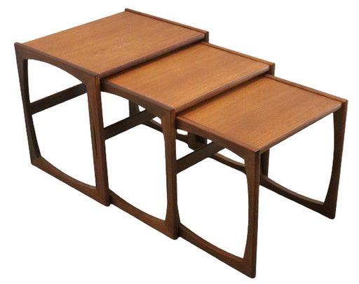 G Plan nesting tables bijzettafels 'Wheelton' vintage