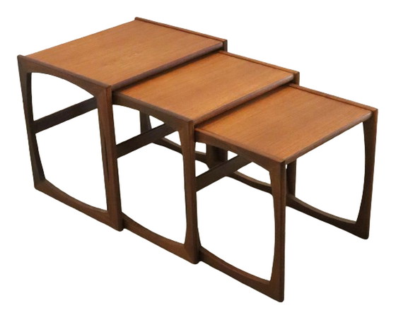 Image 1 of G Plan nesting tables bijzettafels 'Wheelton' vintage