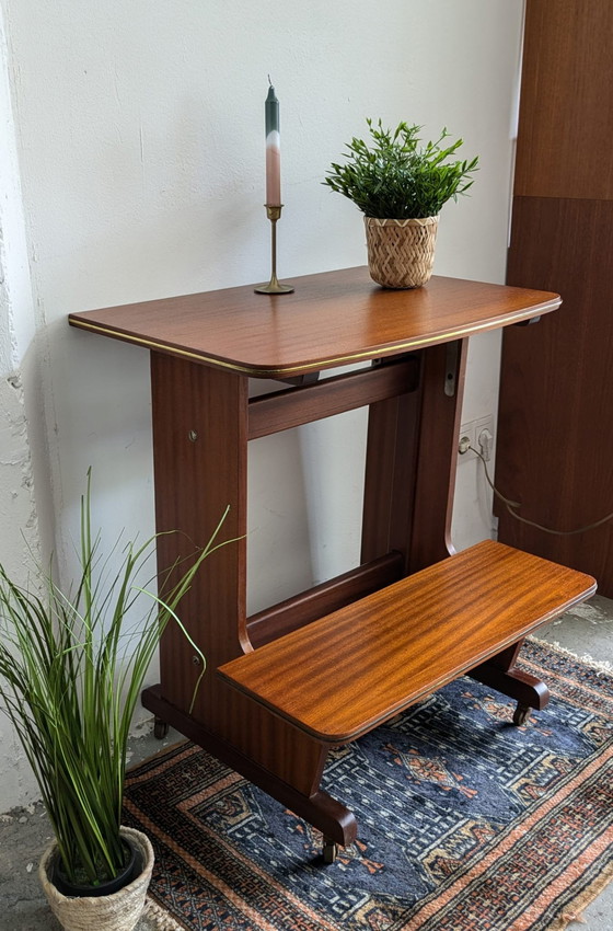 Image 1 of Vintage Sidetable, Trolley , Audio Meubel 