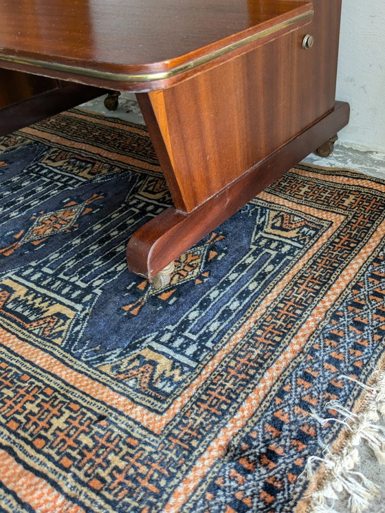 Image 1 of Vintage Sidetable, Trolley , Audio Meubel 