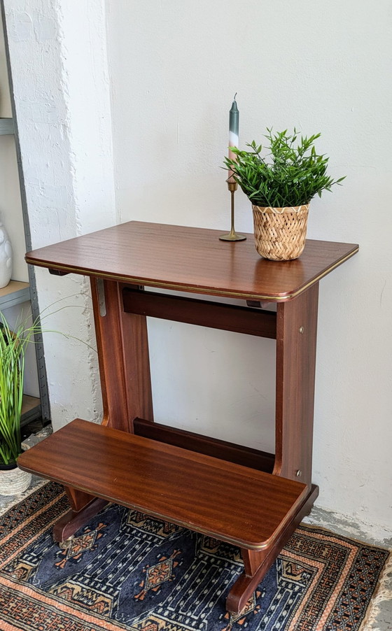 Image 1 of Vintage Sidetable, Trolley , Audio Meubel 