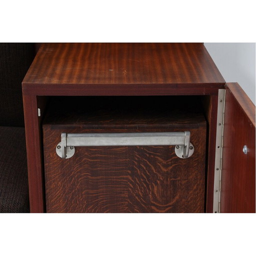 Modernistische vintage woonkamer set door John Van Zeeland, jaren 1930