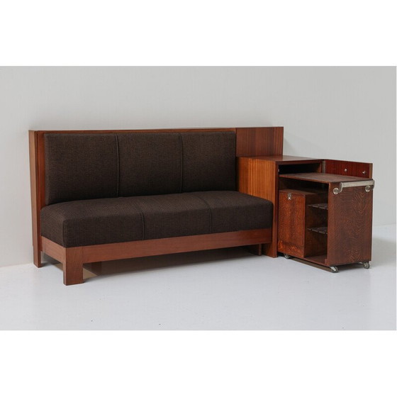 Image 1 of Modernistische vintage woonkamer set door John Van Zeeland, jaren 1930