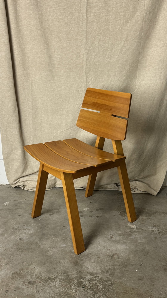 Image 1 of 6X Hans Anlinker Geperste Stoelen, Moderne Vintage Stijl