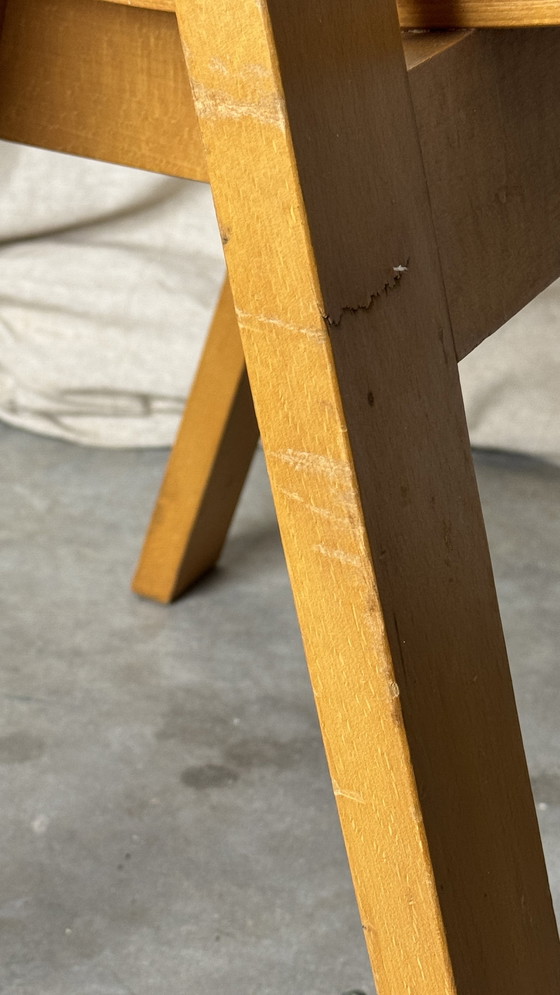 Image 1 of 6X Hans Anlinker Geperste Stoelen, Moderne Vintage Stijl