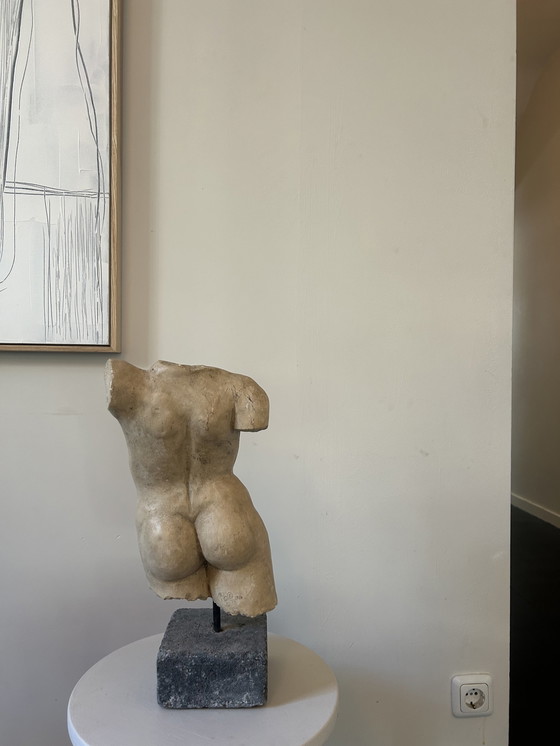 Image 1 of Sculptuur torso vrouw, handgemaakt jaren 90