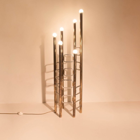 Image 1 of Vintage sculpturale vloerlamp van Gaetano Sciolari, 1970