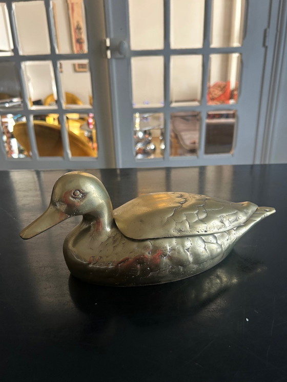 Image 1 of Vintage Eend Messing Doos