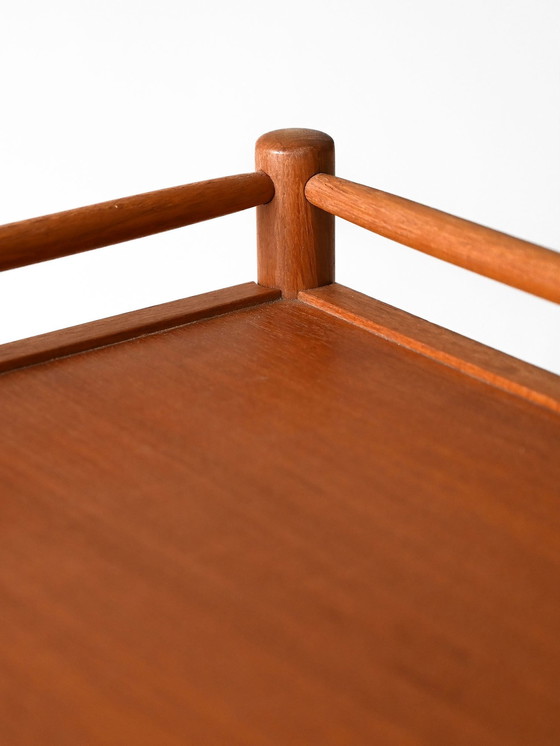 Image 1 of Vintage tafel met twee niveaus