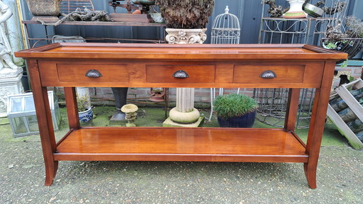 Klassieke Sidetable, Haltafel, Wandconsole Afm. 158 X 45Cm En 76Cm Hoog.