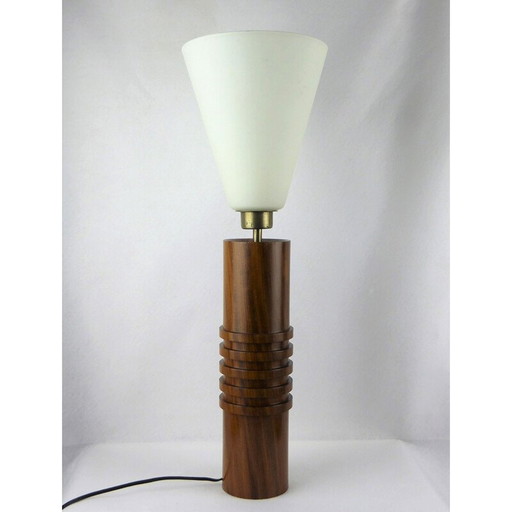 Scandinavische vintage lamp in opaline glas, 1950