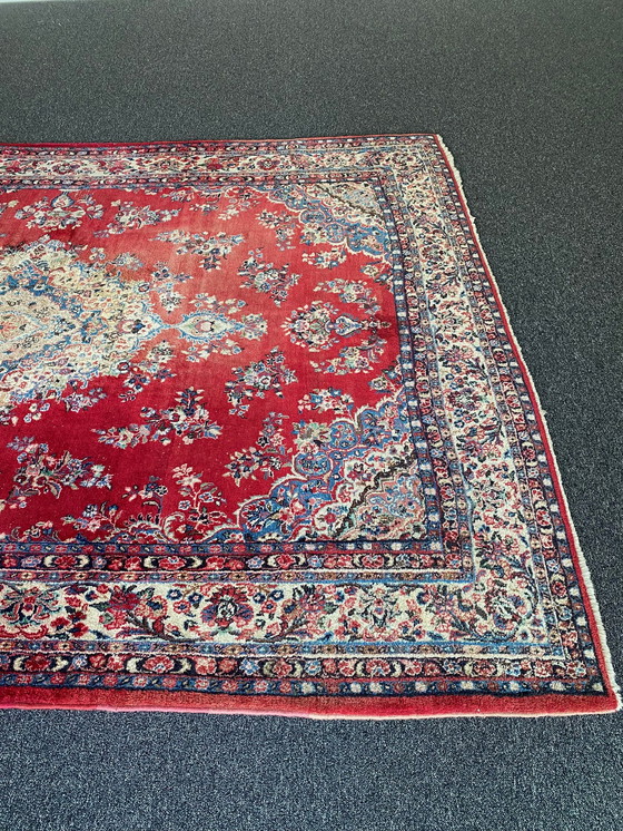 Image 1 of Xl perzisch Tabriz tapijt 272x370cm vintage vloerkleed