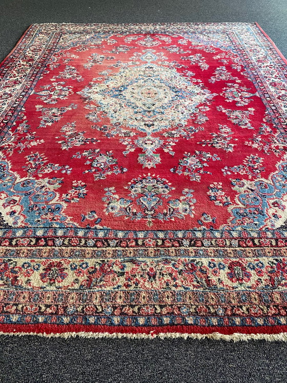 Image 1 of Xl perzisch Tabriz tapijt 272x370cm vintage vloerkleed