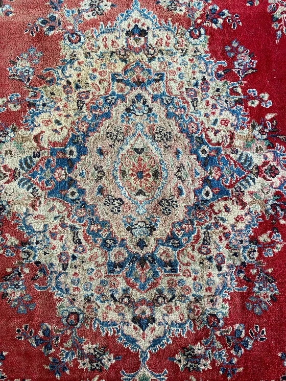 Image 1 of Xl perzisch Tabriz tapijt 272x370cm vintage vloerkleed