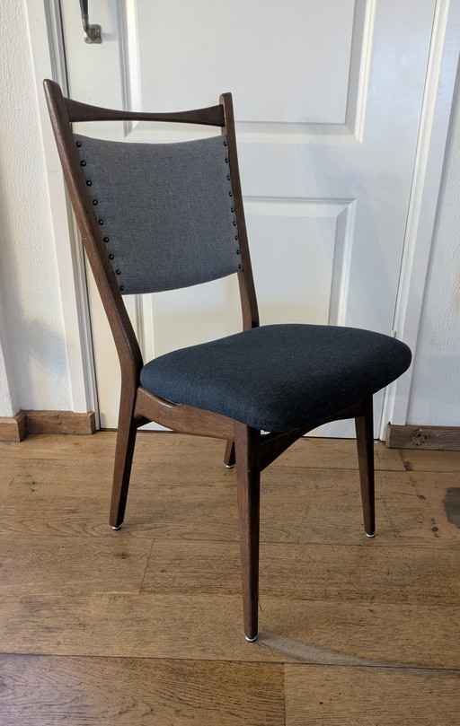 3x Vintage Eetkamerstoelen Jaren 60 Louis Van Teeffelen Stijl