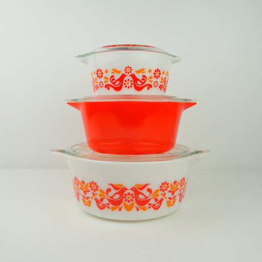 Pyrex Corning Friendship Ovenschaal Set 3