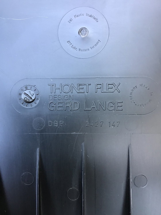 Image 1 of 4x Thonet Flex Stoel