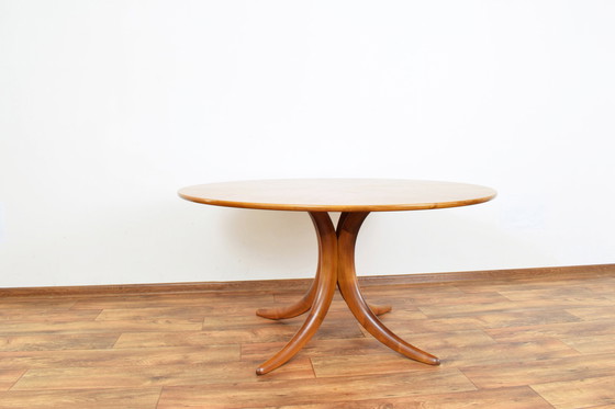 Image 1 of Mid Century Notenhouten tafel van Alma, 1960S.