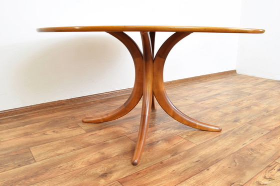 Image 1 of Mid Century Notenhouten tafel van Alma, 1960S.