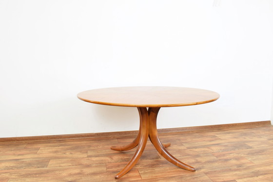 Image 1 of Mid Century Notenhouten tafel van Alma, 1960S.