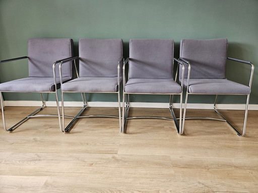 4X Leolux Spring Met Leuning Stoelen