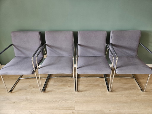 4X Leolux Spring Met Leuning Stoelen