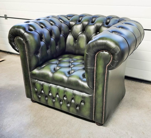 2x Chesterfield club fauteuil