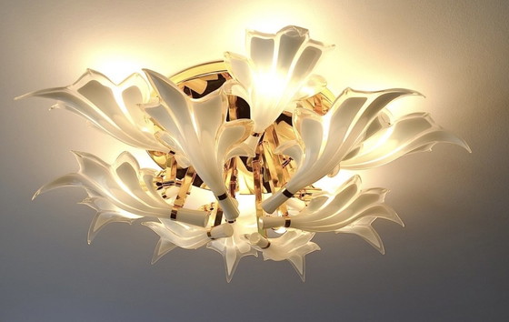 Image 1 of Franco Luce Murano Plafond/Wandlamp Franco Luce For Seguso