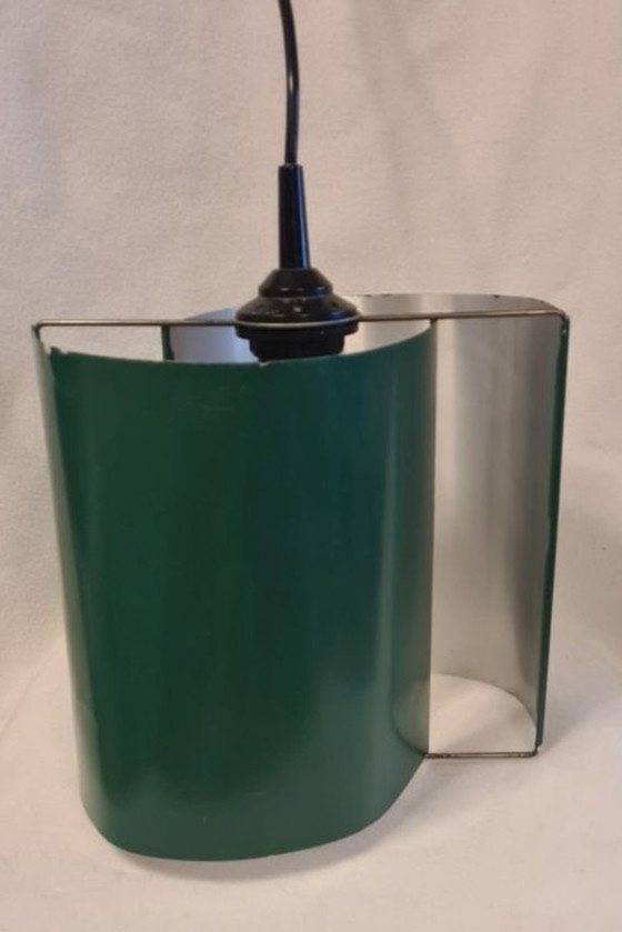 Image 1 of Tinnen hanglamp groen