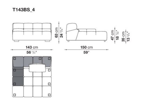 Image 1 of B&B Italia Tufty Time Sofa