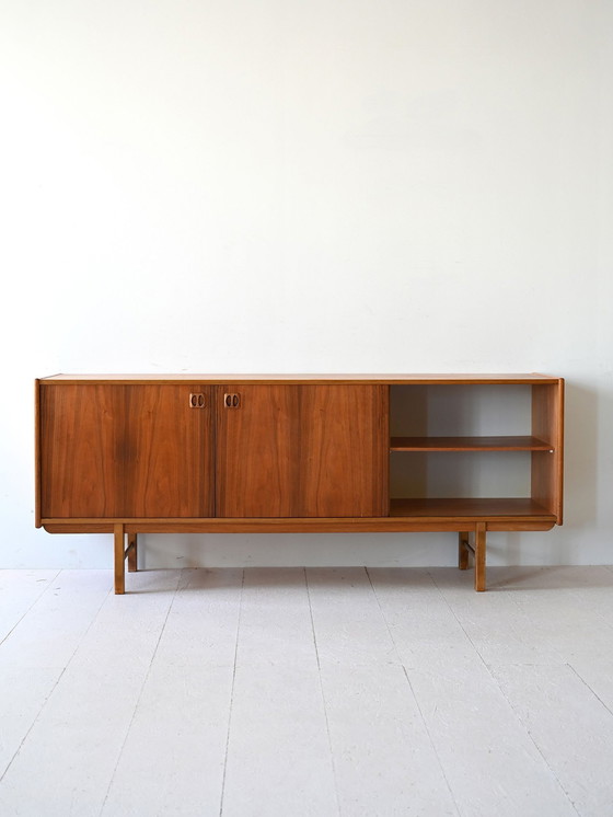 Image 1 of Zweeds dressoir van teakhout