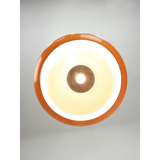 Image 1 of Vintage bruine Space Age hanglamp van Guzzini, 1960