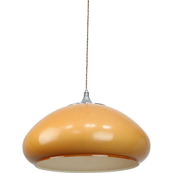 Image 1 of Vintage bruine Space Age hanglamp van Guzzini, 1960