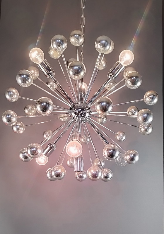 Image 1 of Vintage Space Age Sputnik Lamp 1960-70