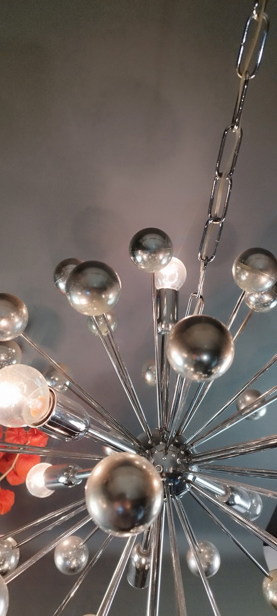 Image 1 of Vintage Space Age Sputnik Lamp 1960-70