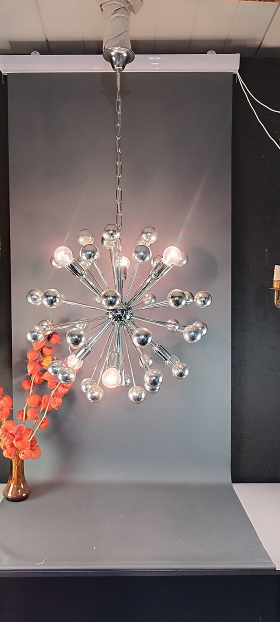 Image 1 of Vintage Space Age Sputnik Lamp 1960-70