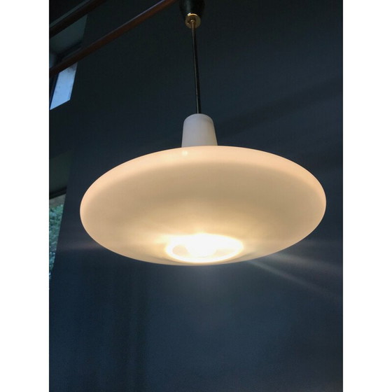 Image 1 of Vintage opaline hanglamp 1950