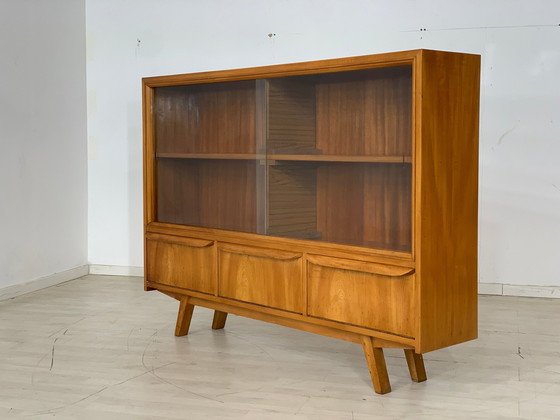 Image 1 of Mid Century hoge kast vintage