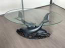 Hollywood Regency dolfijn tafel