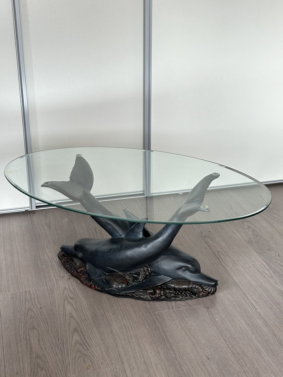 Image 1 of Hollywood Regency dolfijn tafel