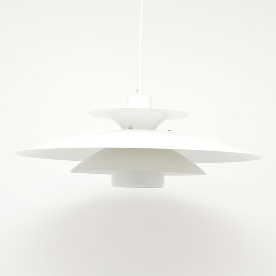 Image 1 of Witte Scandinavische Lamp, Denemarken, jaren 80