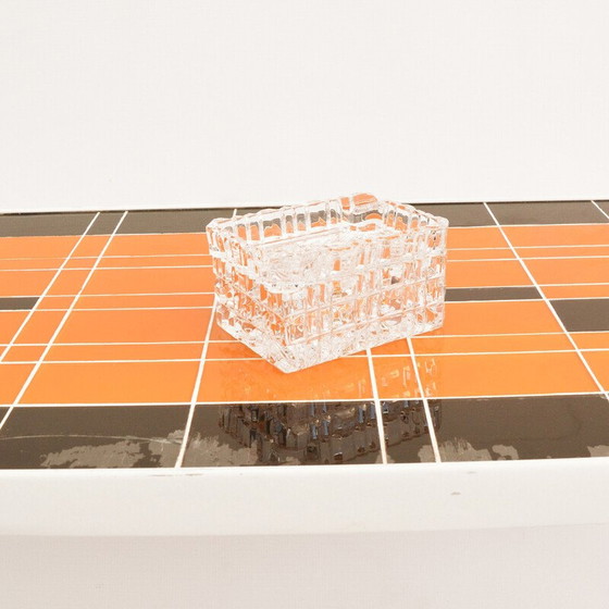 Image 1 of Vintage kristallen asbak met sigarettenhouder van Julia, Polen 1980