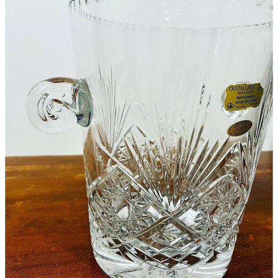 Image 1 of Vintage champagne-emmer in Baccarat kristal, Frankrijk